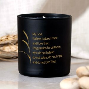 Botanical Fatima Pardon Prayer Candle